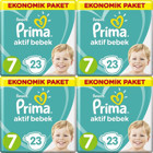 Prima Aktif Bebek 7 Numara Cırtlı Bebek Bezi 92 Adet