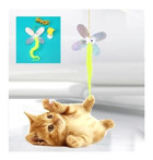 Kelebek Model Elastik Kendinden Yapışkanlı Kedi Oyun Oltası