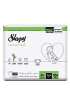 Sleepy Natural Maxi 4 Numara Organik Cırtlı Bebek Bezi 104 Adet
