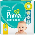 Prima Aktif Bebek 2 Numara Cırtlı Bebek Bezi 31 Adet