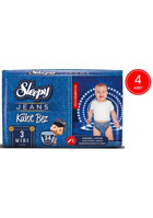 Sleepy Midi 3 Numara Külot Bebek Bezi 4x34 Adet