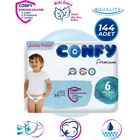 Confy Premium XL 6 Numara Cırtlı Bebek Bezi 144 Adet