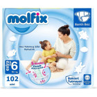 Molfix 3D Extra Large 6 Numara Cırtlı Bebek Bezi 102 Adet