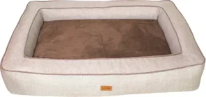Lepus Comfort Kedi ve Köpek Yatağı Large Krem 100x70x18 Cm