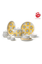 Korkmaz Aşiyan Collection A8708 Desenli 30 Parça 6 Kişilik Porselen Kahvaltı Takımı Çok Renkli