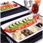 Cooker Ckr3040 Dikdörtgen 1 Parça Seramik Kahvaltı Takımı Beyaz