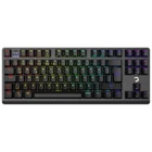 GamePower Eva 7 60M Mekanik Kablolu, 2.4Ghz, Bluetooth 3 Mod Red Switch İngilizce Q 88 Tuş RGB Gaming Klavye
