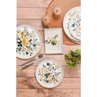 Porland Floral 04Por035188 Desenli 18 Parça 6 Kişilik Porselen Kahvaltı Takımı Çok Renkli