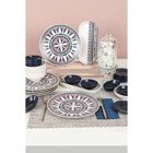 Keramika Ruby 20793-20794 Desenli 20 Parça 6 Kişilik Seramik Kahvaltı Takımı Çok Renkli