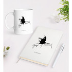 Bk Kişiye Özel Atatürk Temalı Beyaz Defter Kalem Kupa Seti-27