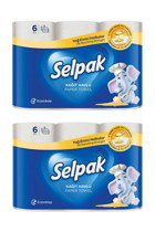 Selpak 3 Katlı 2x6'lı Rulo Kağıt Havlu