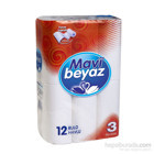 Mavi Beyaz 2 Katlı 12'li Rulo Kağıt Havlu