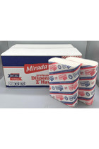 Mirada Dispenser 2 Katlı 200 Yaprak 12'li Z Katlama Kağıt Havlu