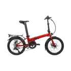 Dahon Unio E20 200 W 50 Km Menzil 9 Vites Katlanır Elektrikli Şehir / Tur Bisiklet Siyah Kırmızı