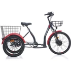 Carraro E-Line E-Pack 250 W 3 Vites Elektrikli Şehir / Tur Bisiklet Siyah Kırmızı