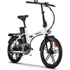 RKS Bn5 Pro 250 W 40 Km Menzil 7 Vites Katlanır Elektrikli Şehir / Tur Bisiklet Beyaz