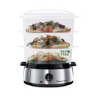 Russell Hobbs 19270-56 800 W Plastik 9 lt Hazneli Buharlı Pişirici Siyah