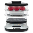 Tefal Vc300831 1000 W Paslanmaz Çelik 10 lt Hazneli Zamanlayıcılı Buharlı Pişirici Siyah