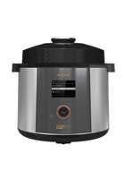 Arçelik Mc 6251 1100 W Paslanmaz Çelik 5.5 lt Hazneli Dokunmatik Zamanlayıcılı Çok Amaçlı Buharlı Pişirici Gri