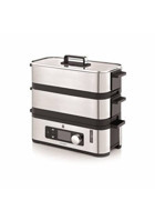Wmf Kitchen Minis 900 W Paslanmaz Çelik 2 Kademeli 4.3 lt Hazneli Zamanlayıcılı Buharlı Pişirici Gri
