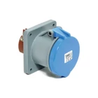 Tp Electric 3128 322 0900 Çerçevesiz Kapaklı Topraklı Sıva Üstü Tekli Priz Mavi Gri