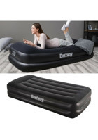 Bestway 67401 Kamp Tek Kişilik Şişme Yatak Siyah + Otomatik Pompa