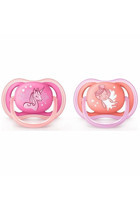 Philips Avent Ultra Air SCF345/22 6-18 Ay Delikli Yenidoğan Silikon 2'li Emzik Pembe