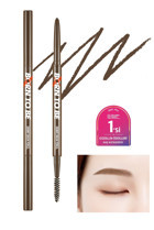 Missha Madproof Skinny Brow Pencil 03 Natura Brown Asansörlü Çift Taraflı Fırçalı İnce Uçlu Suya Dayanıklı Kaş Kalemi Kahverengi