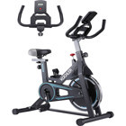 Kochler Profesyonel Spinning Bike-2 120 kg Kapasiteli Koltuklu Manuel Dikey Kondisyon Bisikleti Siyah