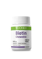 Voonka Biotin Chewable Çikolatalı Kahveli Yetişkin Mineral 62 Adet