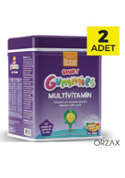Ocean Smart Gummies Limon Portakal Çilek Elma Yetişkin 2x64 Adet