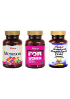 Balen For Women Hayıt Meyvesi Yetişkin Mineral 90 Adet + Balen Menason + Kalsiyum Magnezyum Çinko