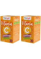 Allergo Vitagil Vitamin C Portakallı Yetişkin 2x30 Adet