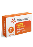 Vitasent C1000 Vitamin C Yetişkin 30 Adet