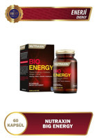 Nutraxin Big Energy Ginseng Keçiboynuzu Zencefil Yetişkin Mineral 60 Adet