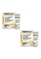 Youplus Vitamin C Çinko Propolis Portakallı Yetişkin 2x20 Adet
