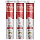 Sunlife Multivitamin Mineral Ginseng Portakal Greyfurt Yetişkin Mineral 3x20 Adet