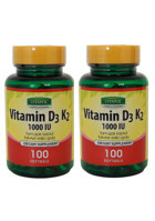 Vitapol Vitamin D3 K2 Yetişkin 2x100 Adet