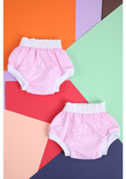 Babyhola 10-15 kg 2'li Sızdırmayan Yıkanabilir Pembe Alıştırma Külodu