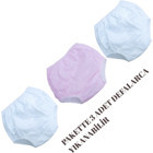 O L A 16-20 kg 3'lü Yıkanabilir Beyaz-Pembe Alıştırma Külodu