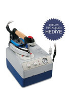 Silter Spr/mn 2002 1800 W 2.5 bar Alüminyum Tabanlı Şok Buharlı Kazanlı Ütü Mavi