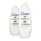 Dove Invisible Dry Pudrasız Ter Önleyici Antiperspirant Roll-On Kadın 2x50 ml