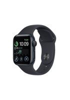 Apple SE 2 Apple Uyumlu iOS Su Geçirmez 40 mm Fluoro Elastomer Kordon Dikdörtgen Tansiyon Ölçen Unisex Akıllı Saat Koyu Gri