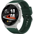 Arion C12 Android Uyumlu Android Su Geçirmez 46 mm Kauçuk Kordon Yuvarlak Erkek Akıllı Saat Yeşil