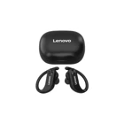 Lenovo Lp7 TWS Su Geçirmez Tek Mikrofonlu Bluetooth 5.0 Silikonsuz Gürültü Önleyici Kablosuz Kulak İçi Bluetooth Kulaklık Siyah