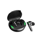 Lenovo XT92 TWS Tek Mikrofonlu Bluetooth 5.1 Işıklı Silikonsuz Gürültü Önleyici Oyuncu Kablosuz Kulak İçi Bluetooth Kulaklık Siyah