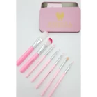 Hello Estel'la Kitty 7'li Allık Eyeliner Far Makyaj Fırça Seti Pembe