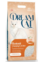 Dream Cat Vanilya Kokulu Topaklanan Kalın Taneli Bentonit Kedi Kumu 10 lt