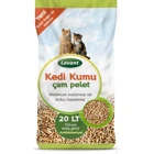 Levant Kokusuz Topaklanan İnce Taneli Çam Pellet Kedi Kumu 20 lt