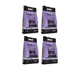 Lindo Cat Lavanta Kokulu Topaklanan İnce Taneli Bentonit Kedi Kumu 4x10 lt
